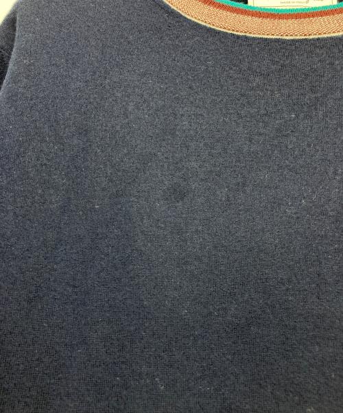 Salvatore Ferragamo（サルヴァトーレ フェラガモ）Salvatore Ferragamo (サルヴァトーレ フェラガモ) ウールニット ネイビー サイズ:XLの古着・服飾アイテム