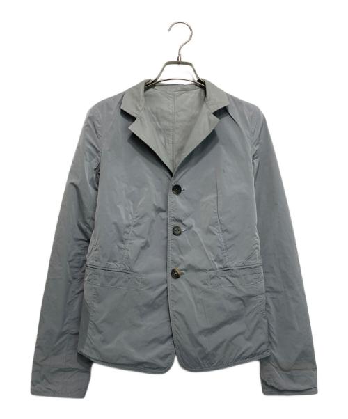 JIL SANDER（ジルサンダー）JIL SANDER (ジルサンダー) レザーリバーシブルジャケット グレー サイズ:34の古着・服飾アイテム