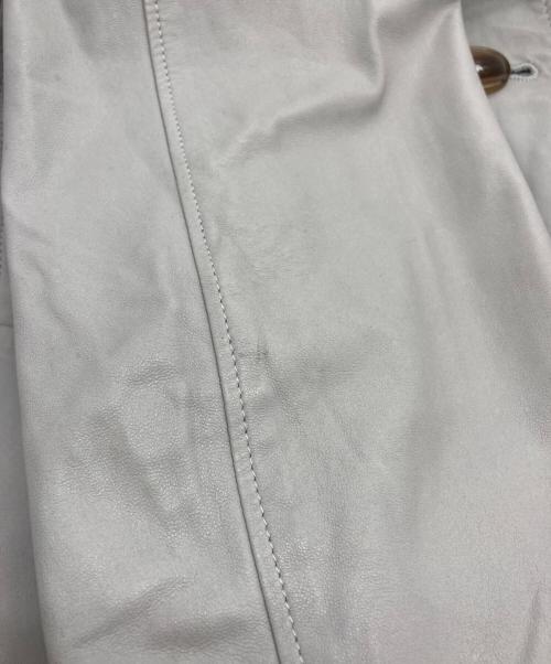 JIL SANDER（ジルサンダー）JIL SANDER (ジルサンダー) レザーリバーシブルジャケット グレー サイズ:34の古着・服飾アイテム