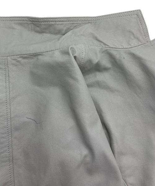 JIL SANDER（ジルサンダー）JIL SANDER (ジルサンダー) レザーリバーシブルジャケット グレー サイズ:34の古着・服飾アイテム