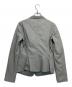 JIL SANDER (ジルサンダー) レザーリバーシブルジャケット グレー サイズ:34：10000円