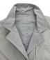 中古・古着 JIL SANDER (ジルサンダー) レザーリバーシブルジャケット グレー サイズ:34：10000円