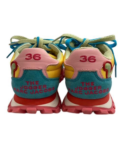 MARC JACOBS（マークジェイコブズ）MARC JACOBS (マークジェイコブズ) THE JOGGER ローカットスニーカー ブルー×イエロー サイズ:36の古着・服飾アイテム