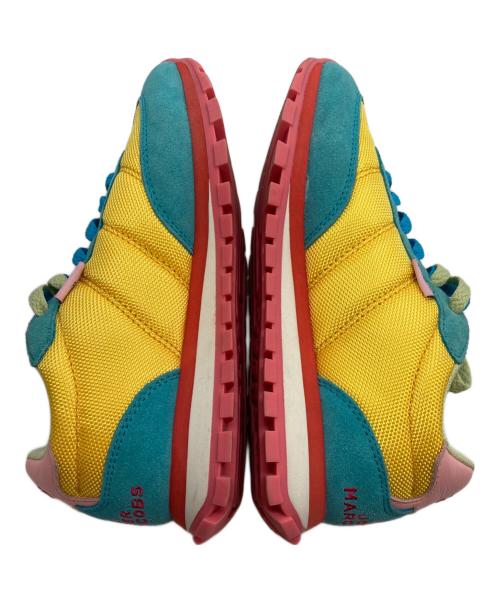 MARC JACOBS（マークジェイコブズ）MARC JACOBS (マークジェイコブズ) THE JOGGER ローカットスニーカー ブルー×イエロー サイズ:36の古着・服飾アイテム