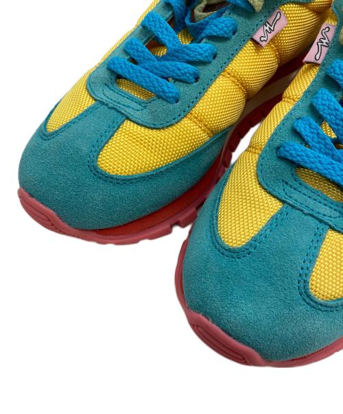 MARC JACOBS（マークジェイコブズ）MARC JACOBS (マークジェイコブズ) THE JOGGER ローカットスニーカー ブルー×イエロー サイズ:36の古着・服飾アイテム