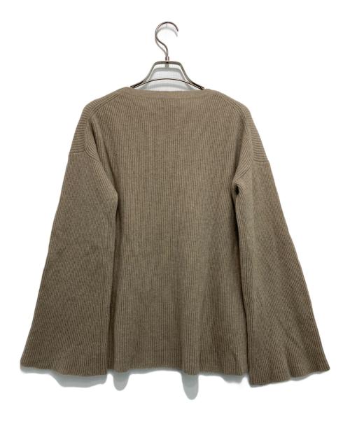 POLO RALPH LAUREN（ポロ・ラルフローレン）POLO RALPH LAUREN (ポロ・ラルフローレン) カシミヤフレアスリーブニット ベージュ サイズ:Sの古着・服飾アイテム
