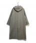 BLENHEIM (ブレンヘイム) ウールビーバーリバーフーディーコート グレー サイズ:XS：8000円