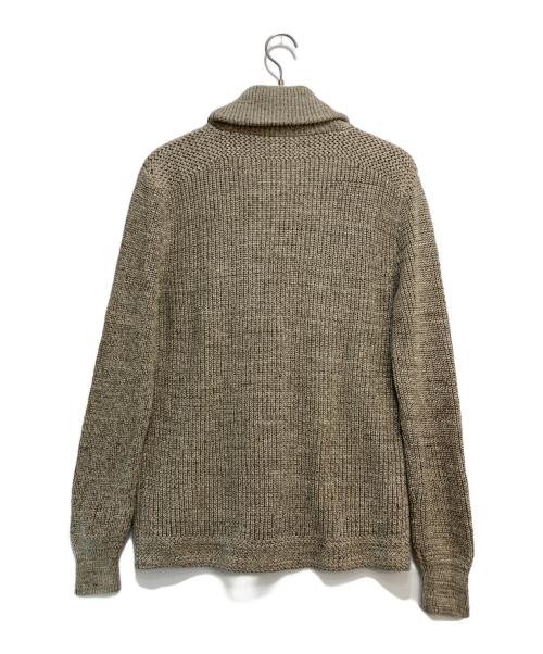 POLO RALPH LAUREN（ポロ・ラルフローレン）POLO RALPH LAUREN (ポロ・ラルフローレン) ショールカラーカーディガン ベージュ サイズ:Sの古着・服飾アイテム