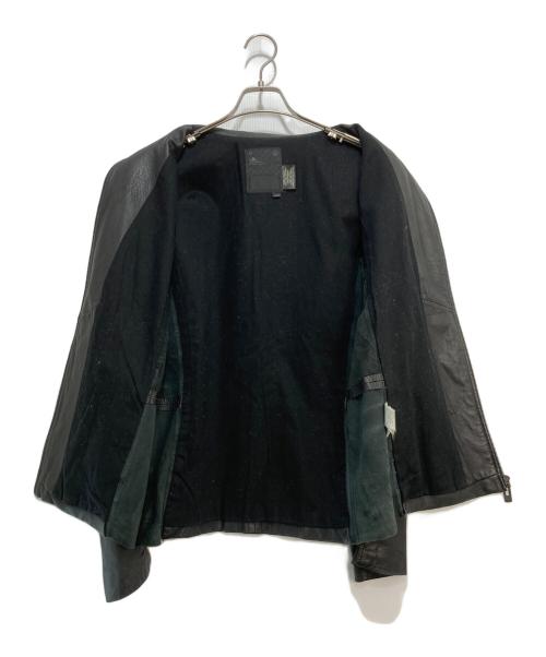 G-STAR RAW（ジースターロゥ）G-STAR RAW (ジースターロゥ) レザージャケット ブラック サイズ:Mの古着・服飾アイテム