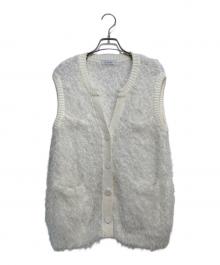 La TOTALITE（ラ ト―タリテ）の古着「フェザーベスト」｜ホワイト