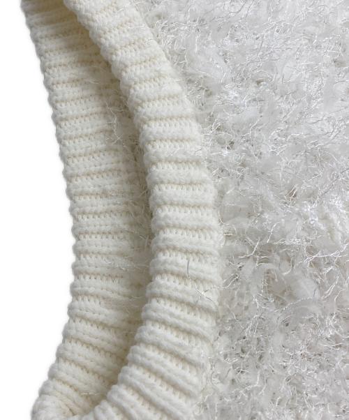 La TOTALITE（ラ ト―タリテ）La TOTALITE (ラ ト―タリテ) フェザーベスト ホワイト サイズ:FREEの古着・服飾アイテム