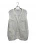 La TOTALITE（ラ ト―タリテ）の古着「フェザーベスト」｜ホワイト