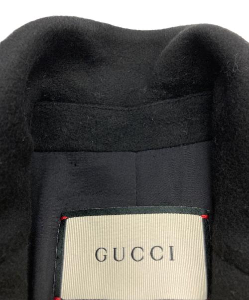 GUCCI（グッチ）GUCCI (グッチ) シングルブレストコート ブラック サイズ:IT40の古着・服飾アイテム