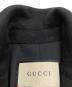 中古・古着 GUCCI (グッチ) シングルブレストコート ブラック サイズ:IT40：30000円