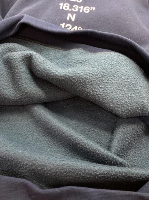 THE NORTH FACE（ザ ノース フェイス）THE NORTH FACE (ザ ノース フェイス) 座標プリントパーカー ネイビー サイズ:XLの古着・服飾アイテム