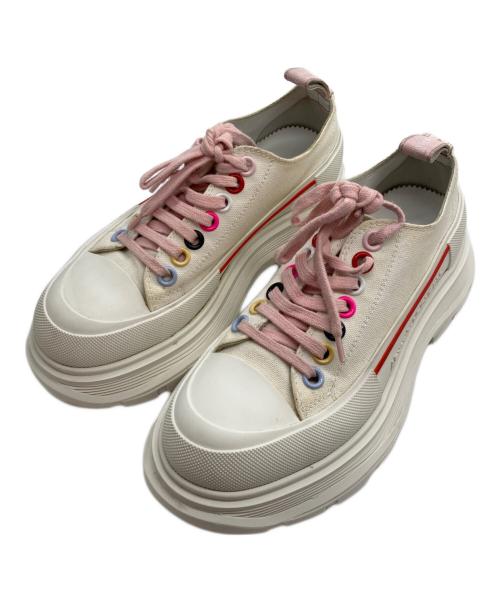 ALEXANDER McQUEEN（アレキサンダーマックイーン）ALEXANDER McQUEEN (アレキサンダーマックイーン) TREAD SLICK ローカットスニーカー ホワイト サイズ:36の古着・服飾アイテム