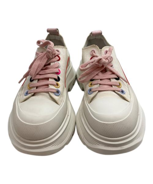 ALEXANDER McQUEEN（アレキサンダーマックイーン）ALEXANDER McQUEEN (アレキサンダーマックイーン) TREAD SLICK ローカットスニーカー ホワイト サイズ:36の古着・服飾アイテム