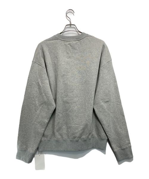 JIL SANDER+（ジルサンダープラス）JIL SANDER+ (ジルサンダープラス) LOGO SWEATSHIRT グレー サイズ:Lの古着・服飾アイテム