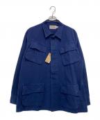 POLO RALPH LAURENポロ・ラルフローレン）の古着「リップストップファティーグジャケット」｜ネイビー