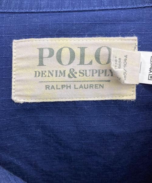 POLO RALPH LAUREN（ポロ・ラルフローレン）POLO RALPH LAUREN (ポロ・ラルフローレン) リップストップファティーグジャケット ネイビー サイズ:XL 未使用品の古着・服飾アイテム