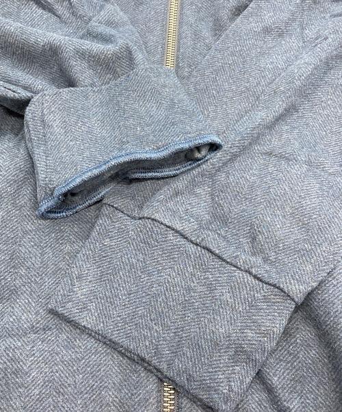 POLO RALPH LAUREN（ポロ・ラルフローレン）POLO RALPH LAUREN (ポロ・ラルフローレン) ヘリンボーンジップパーカー ネイビー サイズ:L 未使用品の古着・服飾アイテム