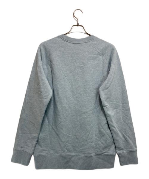 maison kitsune（メゾンキツネ）MAISON KITSUNE (メゾンキツネ) DOUBLE FOX HEAD SWEAT スカイブルー サイズ:XL 未使用品の古着・服飾アイテム