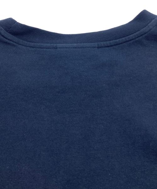 maison kitsune（メゾンキツネ）maison kitsune (メゾンキツネ) フラワーズ オーバーサイズ Tシャツ ネイビー サイズ:Lの古着・服飾アイテム