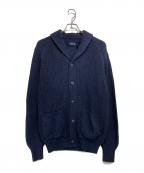 POLO RALPH LAURENポロ・ラルフローレン）の古着「ショールカラーカーディガン」｜ネイビー