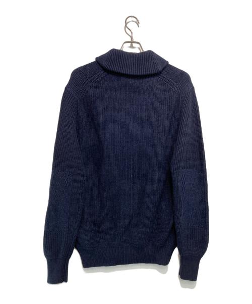 POLO RALPH LAUREN（ポロ・ラルフローレン）POLO RALPH LAUREN (ポロ・ラルフローレン) ショールカラーカーディガン ネイビー サイズ:L 未使用品の古着・服飾アイテム