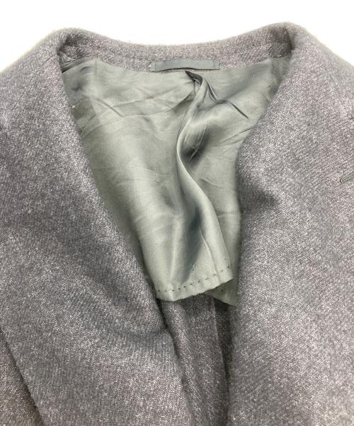 CARUSO（カルーゾ）CARUSO (カルーゾ) ヘンプカシミヤダブルジャケット ネイビー サイズ:50の古着・服飾アイテム