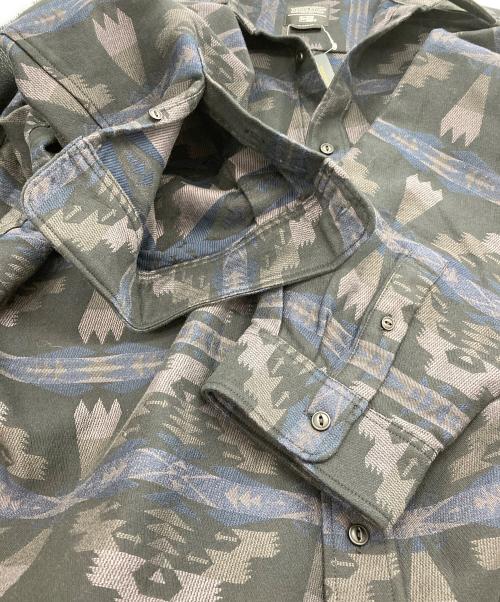 New Era（ニューエラ）New Era (ニューエラ) PENDLETON (ペンドルトン) オルテガ柄長袖シャツ ブラック サイズ:XLの古着・服飾アイテム