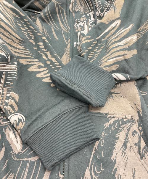 HARLEY-DAVIDSON（ハーレーダビッドソン）HARLEY-DAVIDSON (ハーレーダビッドソン) ジップパーカー ブラック サイズ:XLの古着・服飾アイテム