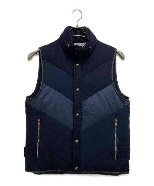 MONCLER GAMME BLEU（モンクレール ガム ブルー）MONCLER GAMME BLEU (モンクレール ガム ブルー) GILET ダウンベスト ネイビー サイズ:３の古着・服飾アイテム