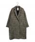 Lisiere L'Appartement（リジェール アパルトモン）の古着「チェックダブルコート」｜ベージュ