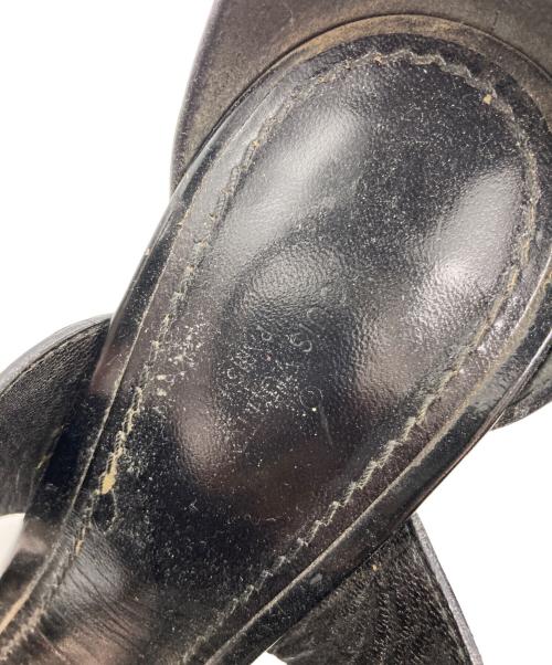 LOUIS VUITTON（ルイ ヴィトン）LOUIS VUITTON (ルイ ヴィトン) スタートレイルラインスタッズヒールサンダル ブラウン サイズ:38の古着・服飾アイテム