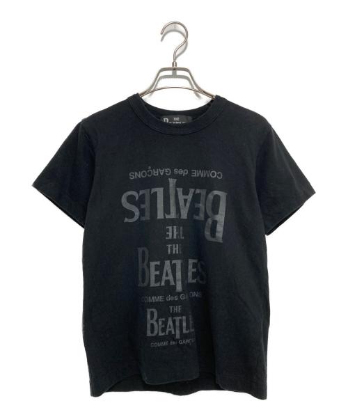 COMME des GARCONS（コムデギャルソン）COMME des GARCONS (コムデギャルソン) THE BEATLES (ビートルズ) プリントTシャツ ブラック サイズ:XSの古着・服飾アイテム