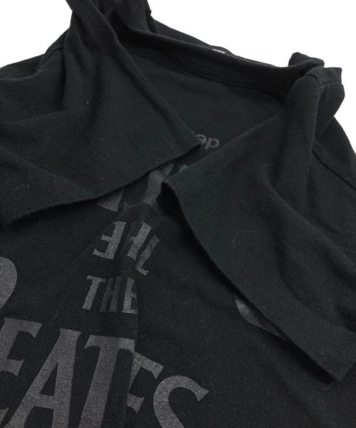 COMME des GARCONS（コムデギャルソン）COMME des GARCONS (コムデギャルソン) THE BEATLES (ビートルズ) プリントTシャツ ブラック サイズ:XSの古着・服飾アイテム