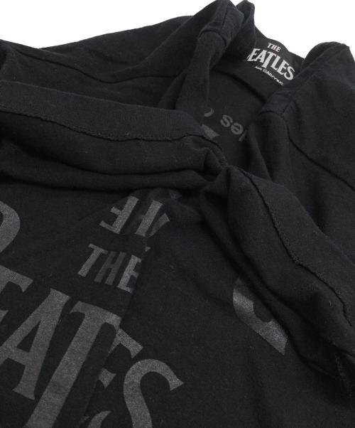 COMME des GARCONS（コムデギャルソン）COMME des GARCONS (コムデギャルソン) THE BEATLES (ビートルズ) プリントTシャツ ブラック サイズ:XSの古着・服飾アイテム