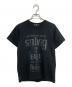 COMME des GARCONS（コムデギャルソン）の古着「プリントTシャツ」｜ブラック