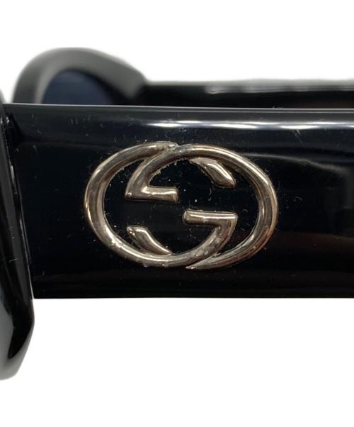 GUCCI（グッチ）GUCCI (グッチ) インターロッキングGサングラス ブラック サイズ:56□16-145の古着・服飾アイテム