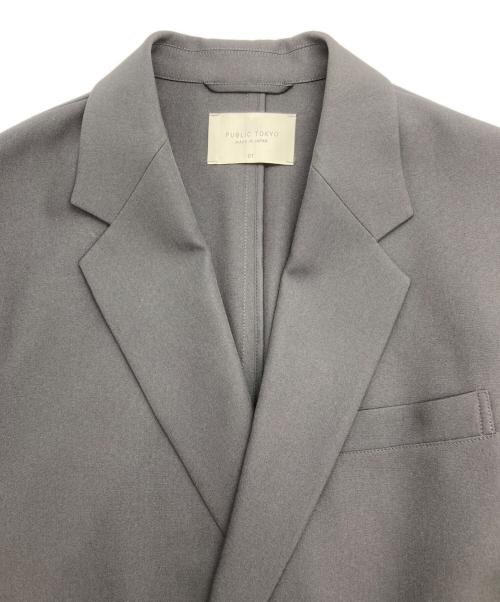 PUBLIC TOKYO（パブリックトウキョウ）PUBLIC TOKYO (パブリックトウキョウ) GRトロピカルスリムジャケット グレー サイズ:1の古着・服飾アイテム