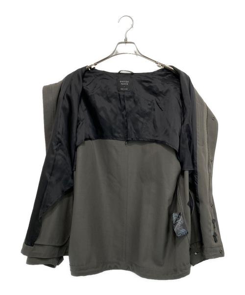 UNITED TOKYO（ユナイテッドトーキョー）UNITED TOKYO (ユナイテッドトーキョー) VISTO WOOL 2WAY スタンドモッズブルゾン ブラウン サイズ:1の古着・服飾アイテム