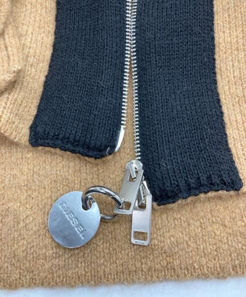 DIESEL（ディーゼル）DIESEL (ディーゼル) ニットポンチョコート ベージュ サイズ:XSの古着・服飾アイテム