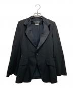 JUNYA WATANABE COMME des GARCONS(ジュンヤワタナベ コムデギャルソン）の古着「デザインピークドラペルジャケット」｜ブラック