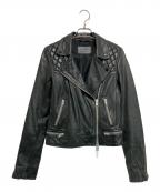 ALL SAINTSオールセインツ）の古着「CONROY ダブルライダースジャケット」｜ブラック