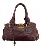 Chloeクロエ）の古着「Paddington/パディントンミディアム ハンドバッグ」｜ブラウン