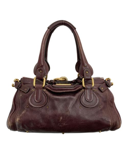 Chloe（クロエ）Chloe (クロエ) Paddington/パディントンミディアム ハンドバッグ ブラウンの古着・服飾アイテム