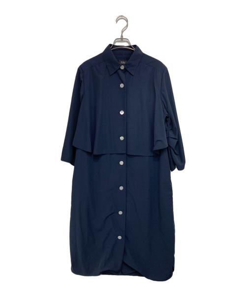 M・Fil（エムフィル）M・Fil (エムフィル) ナイロンコート ネイビー サイズ:40の古着・服飾アイテム