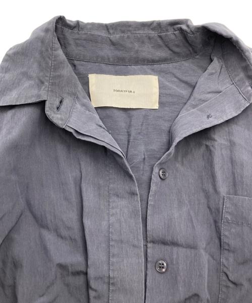 TODAYFUL（トゥデイフル）TODAYFUL (トゥデイフル) Silky Pocket Shirts パープル サイズ:Fの古着・服飾アイテム