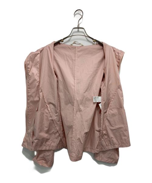 'S Max Mara（エスマックスマーラ）'S Max Mara (エスマックスマーラ) フーデッドジャケット ピンク サイズ:36の古着・服飾アイテム